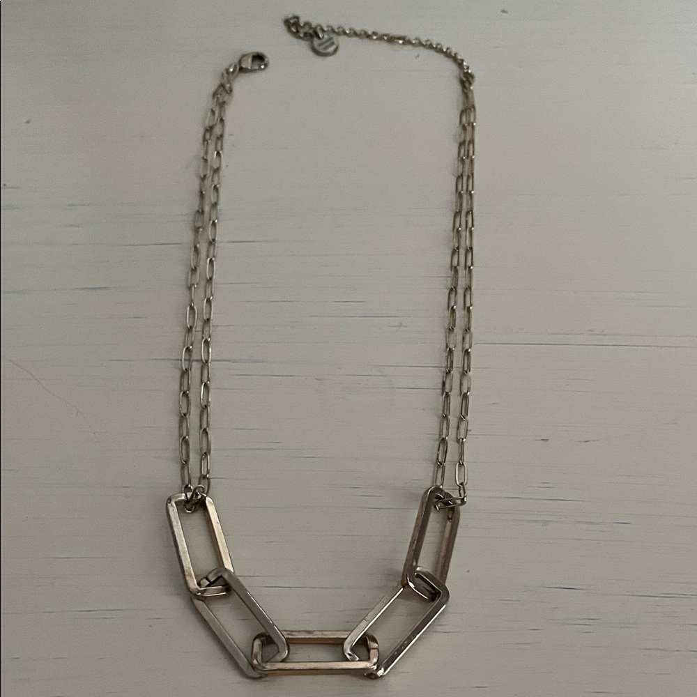Maryln Schiff Paperclip Chain Gold-tone Necklace